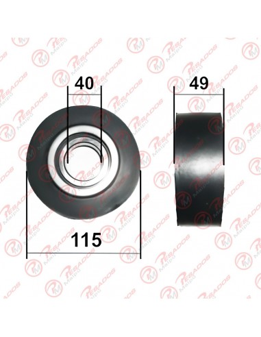 Centro Cardan 40mm Mb 1114 Exterior...