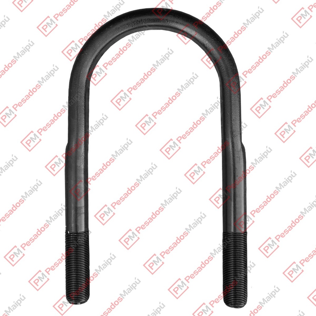 [00006] ABRAZADERA 1 X 135 X 320 CURVA FORJADA NEGRA (171157)