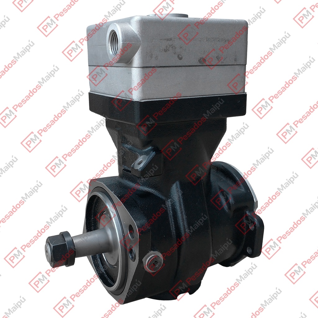 [03895] COMPRESOR WABCO 85MM MONOCILINDRICO (23381) FORD 1722E CUMMINS ISB ELECTRONICO (9111535520 9121400060)