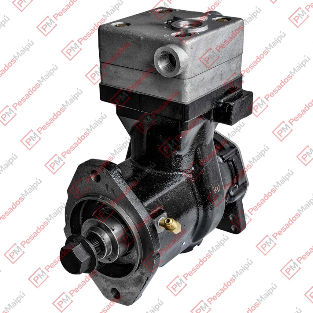 COMPRESOR WABCO 85MM MONOCILINDRICO (23131) VW CUMMINS 6CT S/ENGRANAJE (24511) (ACOPLE ESTRIADO CIGUEÑAL)