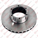 DISCO FRENO MB 710 DELANTERO SOLIDO (DFC002) (8357)