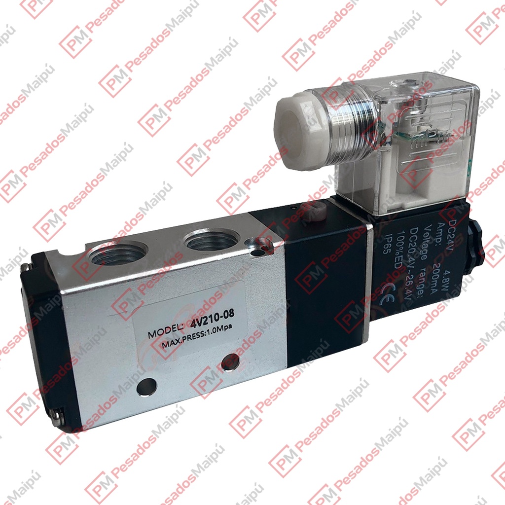 ELECTROVALVULA L/EJE 24V LASER 5/2 VIAS