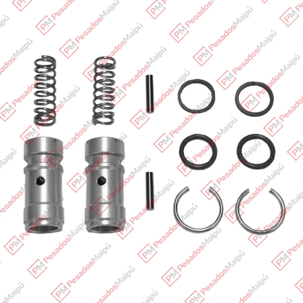[07018] JUEGO REPARACION VALVULA ALIVIO (X2) COMPRESOR KNORR 88 SCANIA S4 (21225)