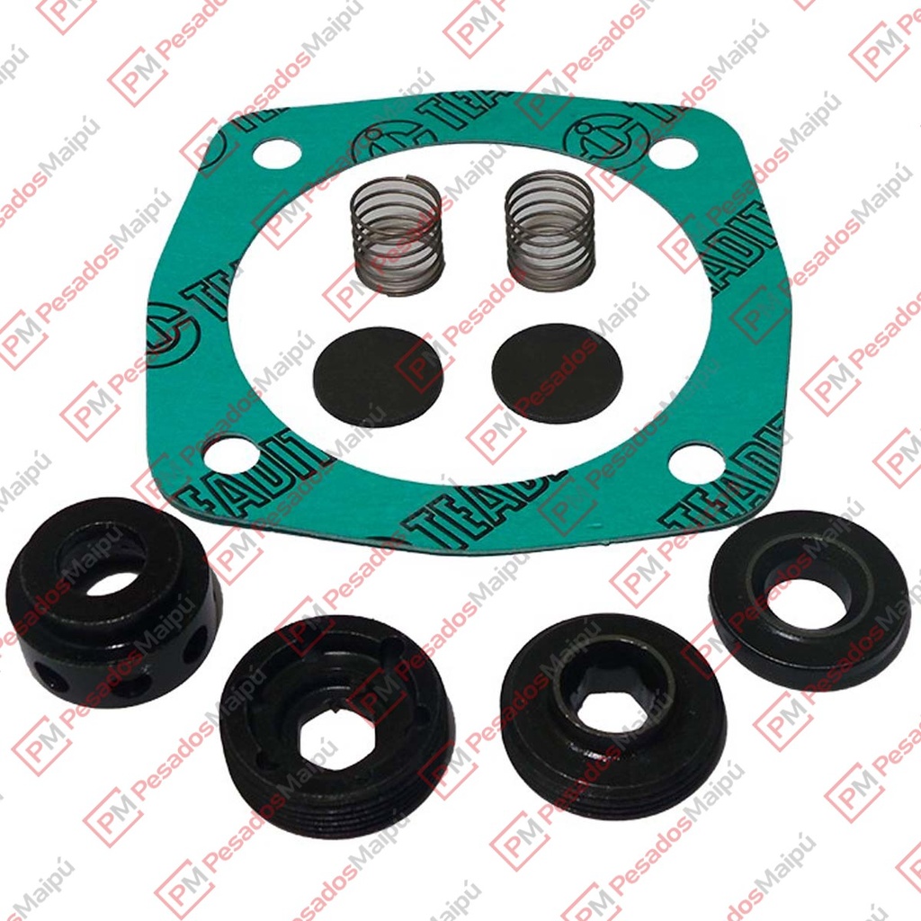 [07037] JUEGO VALVULAS TAPA COMPRESOR MB 77MM C/JUNTA (QA1650) (211322) (0445860513)