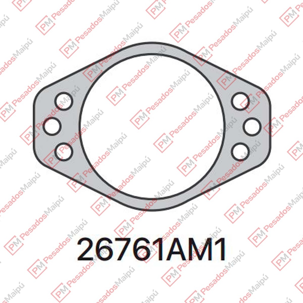 JUNTA BASE COMPRESOR FORD CARGO WABCO 85 (26761AM1) (27448)