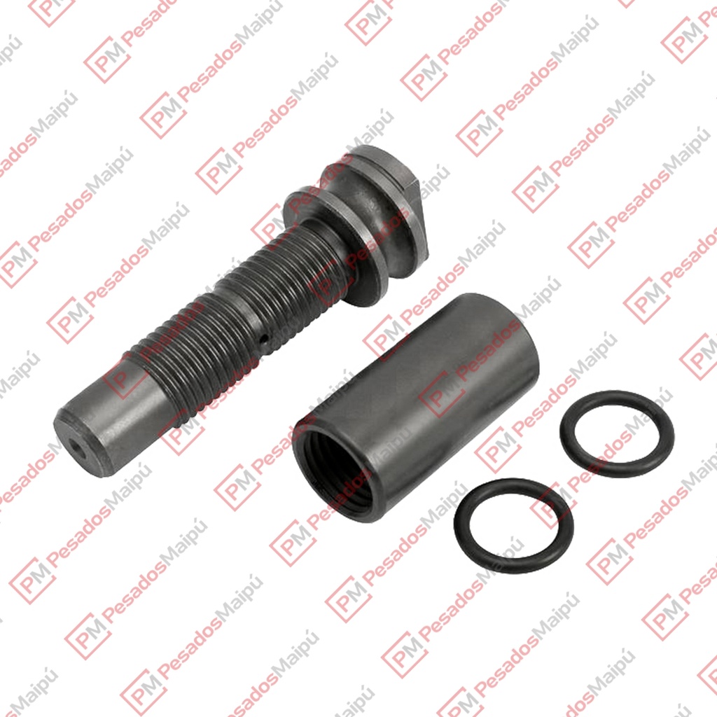 PERNO Y BUJE ELASTICO TRASERO CABEZON SCANIA 124 (5304) (BUJE Ø46x90 / PERNO Ø56x168)