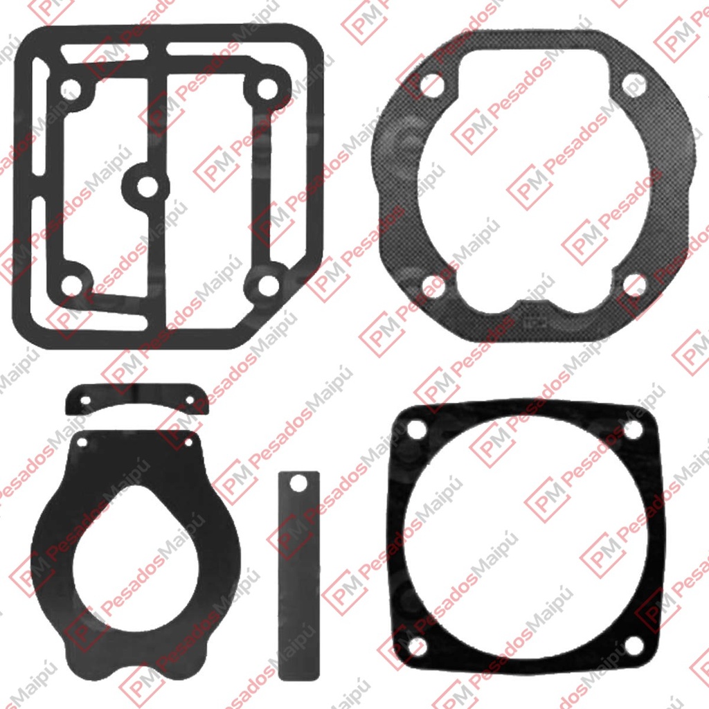 KIT REPARACION COMPRESOR KNORR 88 MWM 6.10 (24038) (II313740061) (QA-1722)