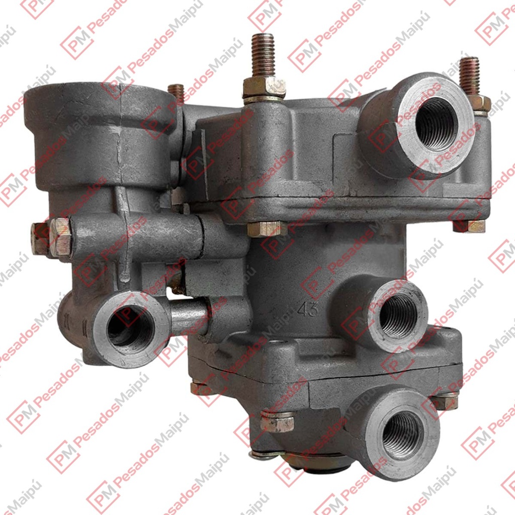 VALVULA DISTRIBUIDORA 6 SALIDAS (21112) WABCO C/MOCHILA M16X6 (9730025210)