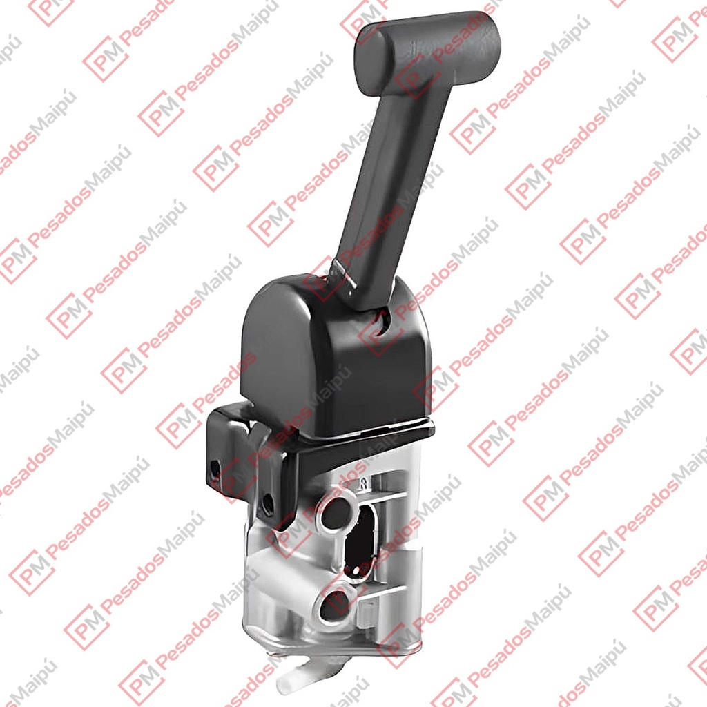 VALVULA FRENO MANO WABCO DOBLE (24213) MANIJA T Y SOPORTE LATERAL 90º