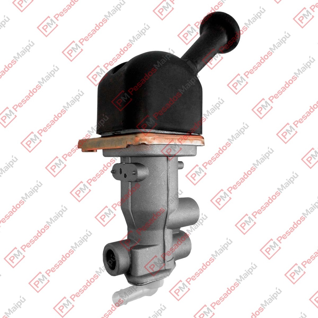 VALVULA FRENO MANO WABCO VERTICAL SIMPLE (21373) SOPORTE LATERAL CUADRADO