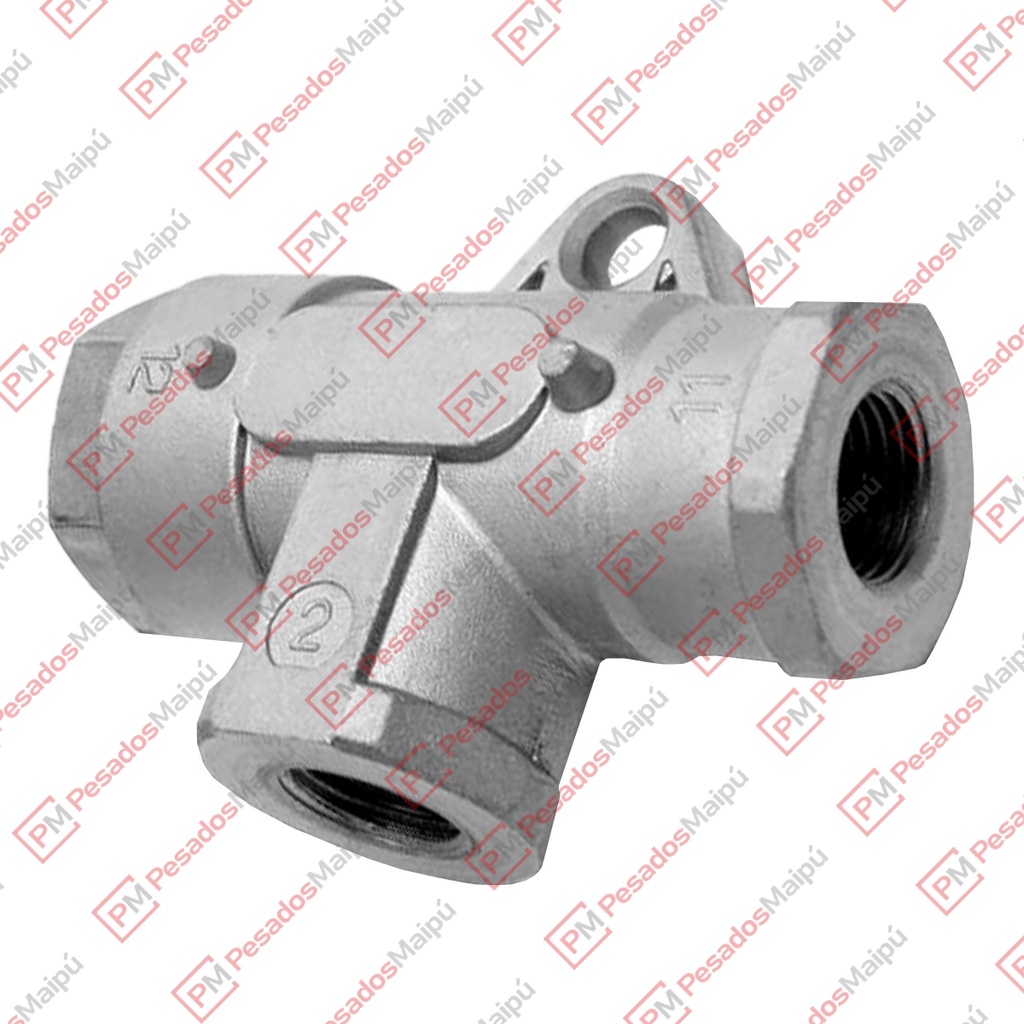 [13631] VALVULA TRANSFERENCIA WABCO 2 VIAS (21520) 3X 16MM