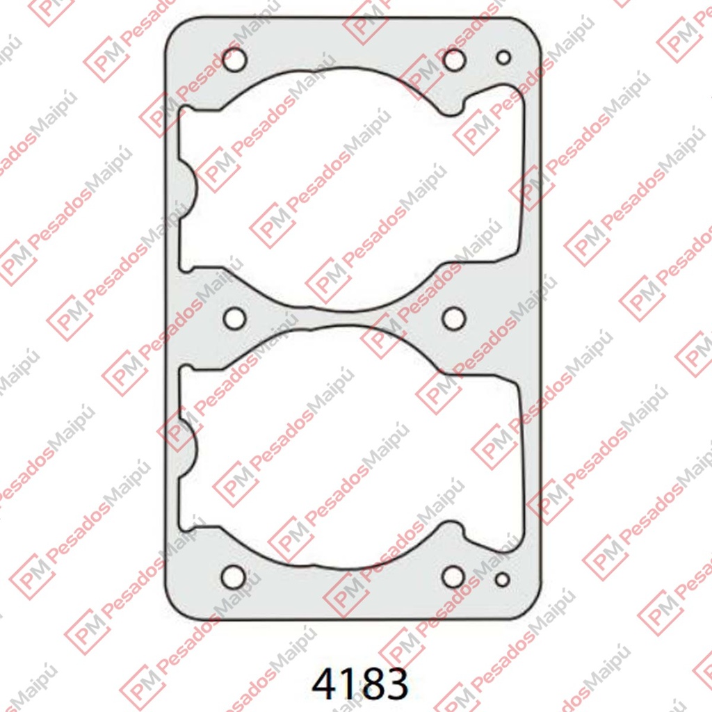 [13903] JUNTA TAPA COMPRESOR KNORR BICIL SCANIA (4183)