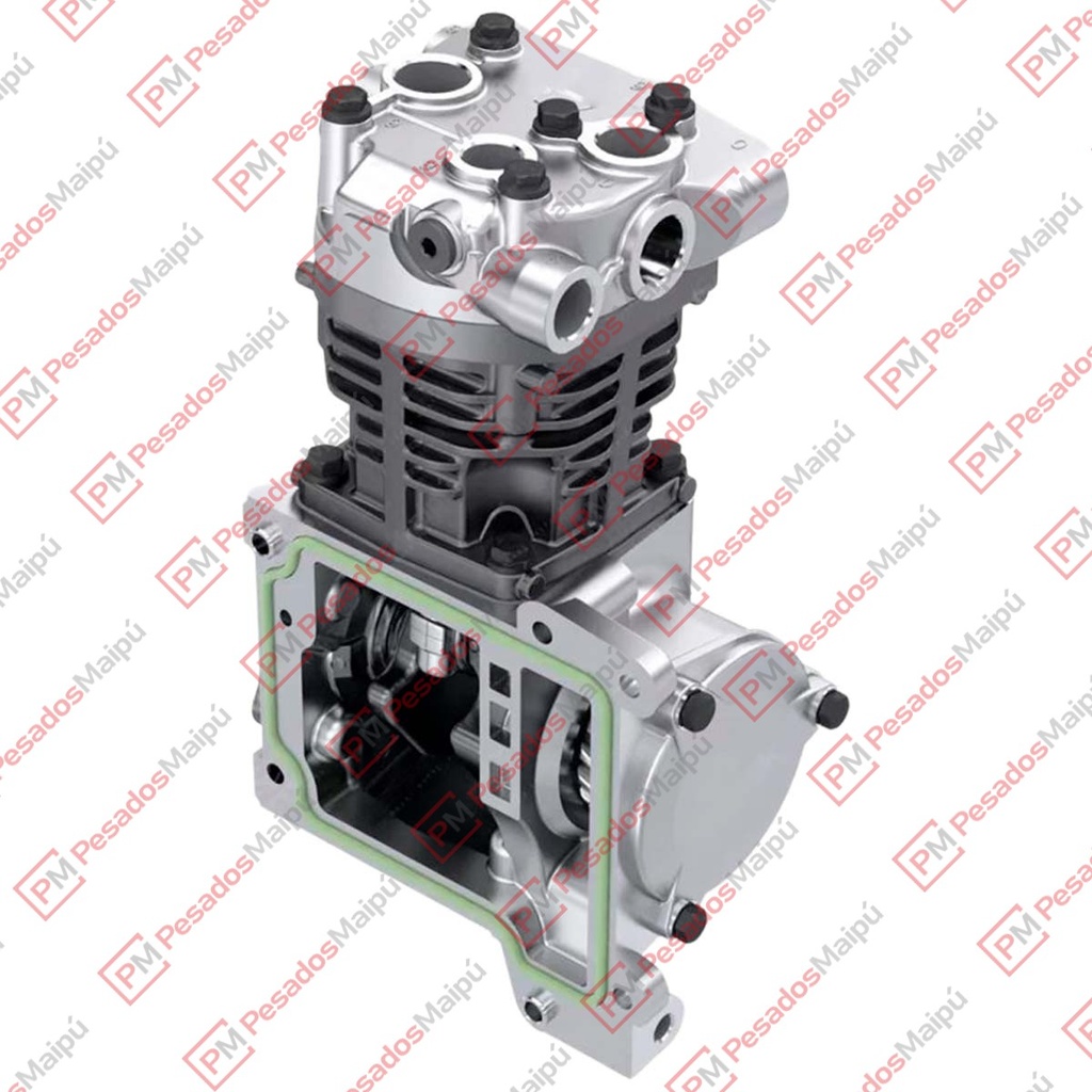 [15539] COMPRESOR KNORR 90MM MONOCILINDRICO (22020) BR400 MB 1634