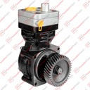 COMPRESOR WABCO 85MM MONOCILINDRICO (23353) MB OM906 ATEGO TAPA SIN PICO CON ENGRANAJE (4111540040)