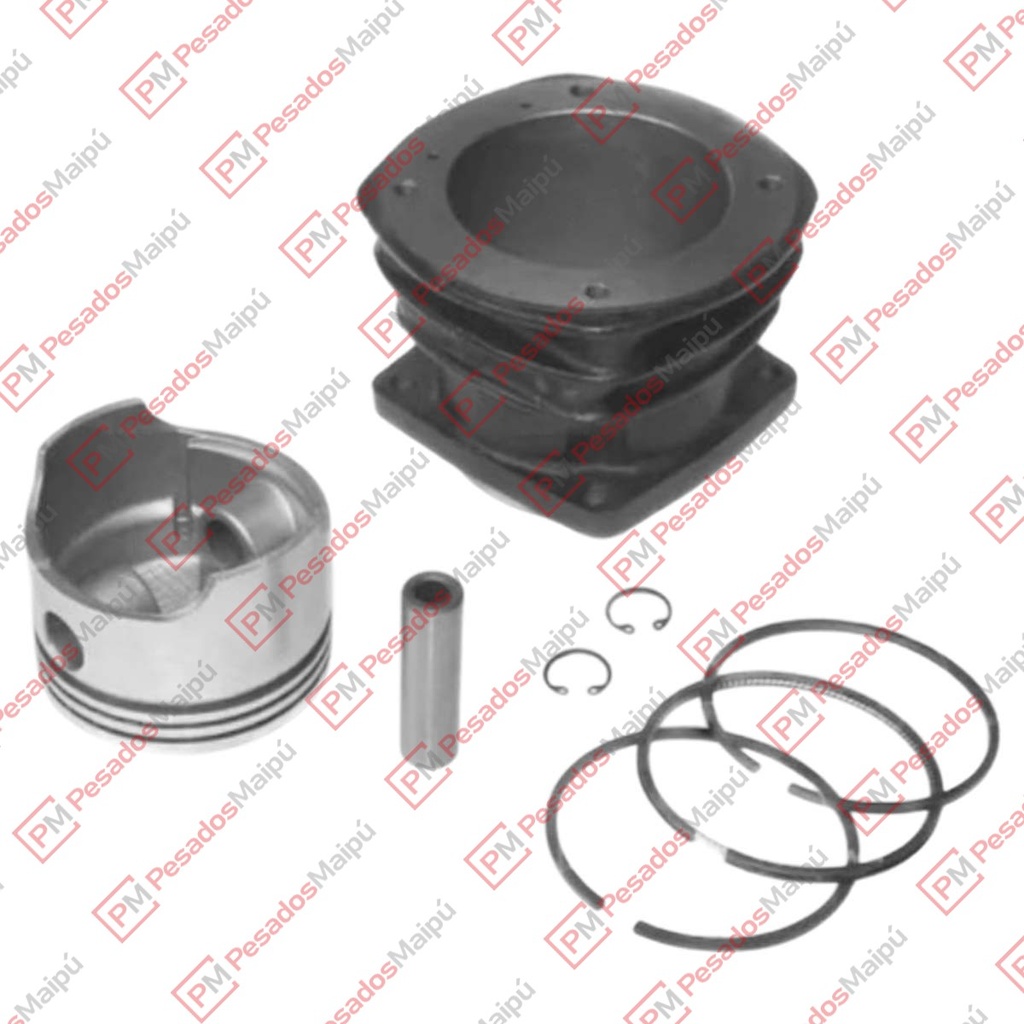 [16652] CONJUNTO COMPRESOR KNORR 88MM CILINDRO S/ALIVIOVOLVO (24561)