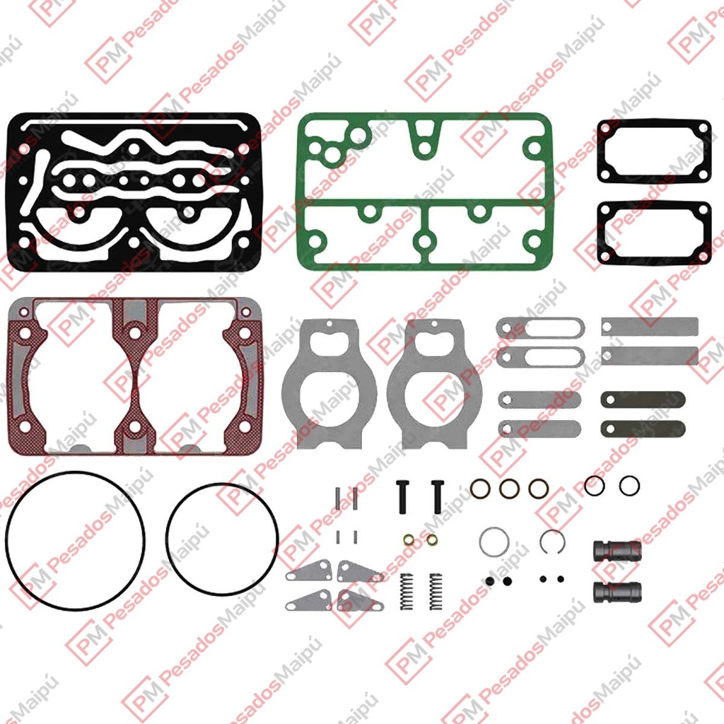 [16687] KIT REPARACION COMPRESOR KNORR 88 BICIL (21224) SC/VOLVO (79036Y)