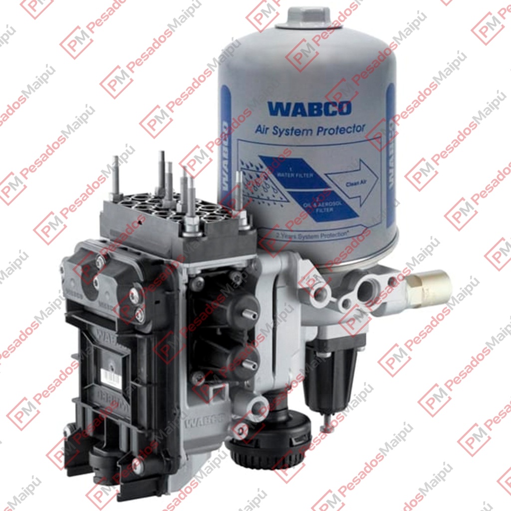 [16721] VALVULA SECADORA AIRE APS SCANIA (23414) COMPLETA ORIGINAL WABCO (9325100090) CON (24719+24720)