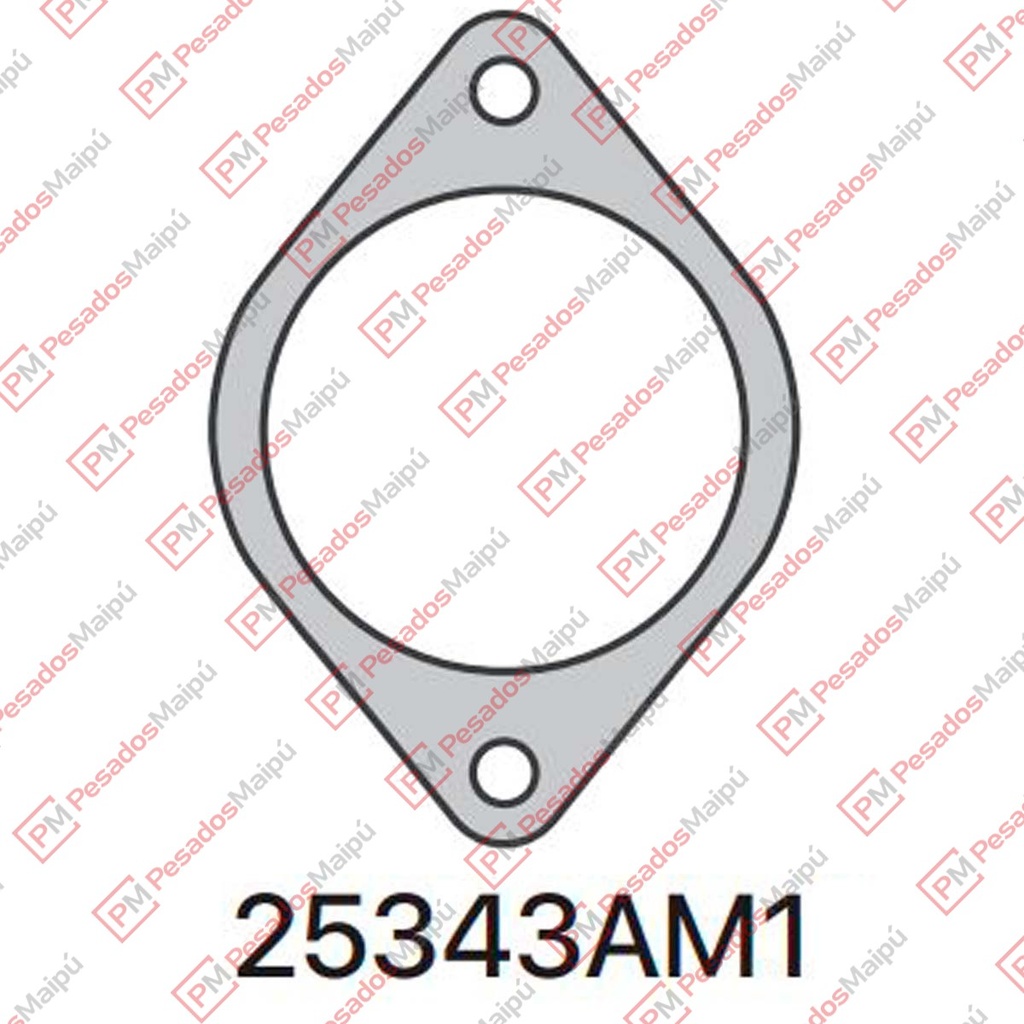 [16739] JUNTA BASE COMPRESOR (5372) CUMMINS SERIE BYC (25343AM1)