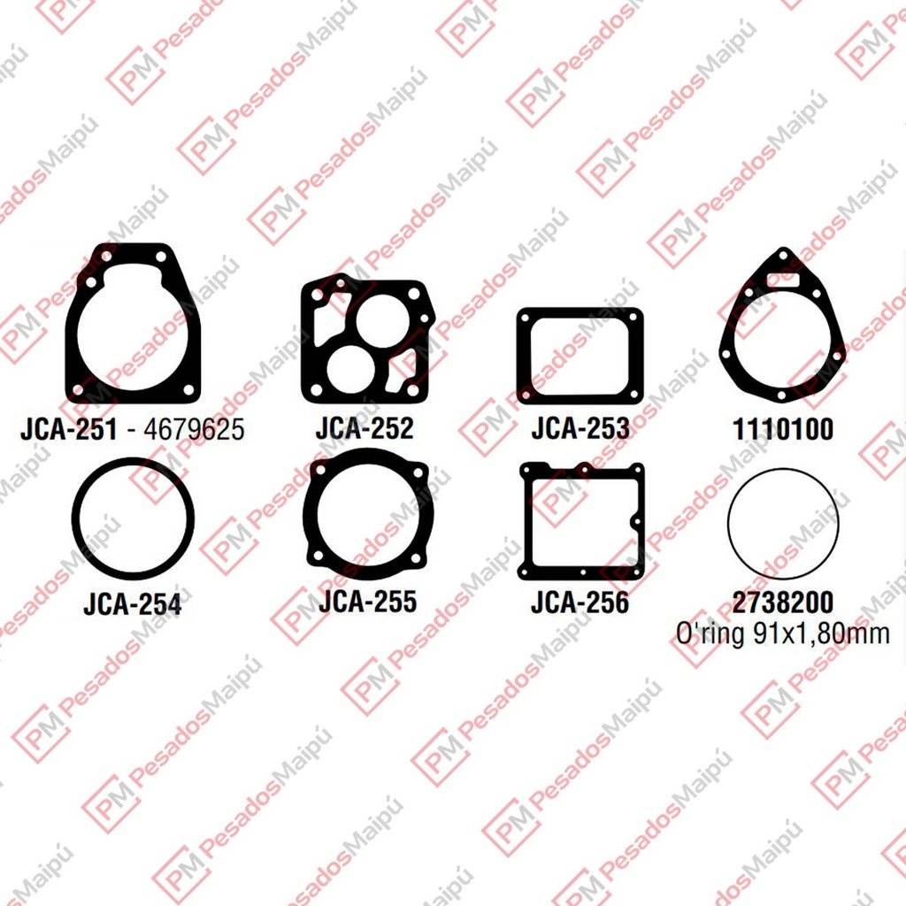 [16938] KIT REPARACION COMPRESOR BURMOR SC9 (79009)