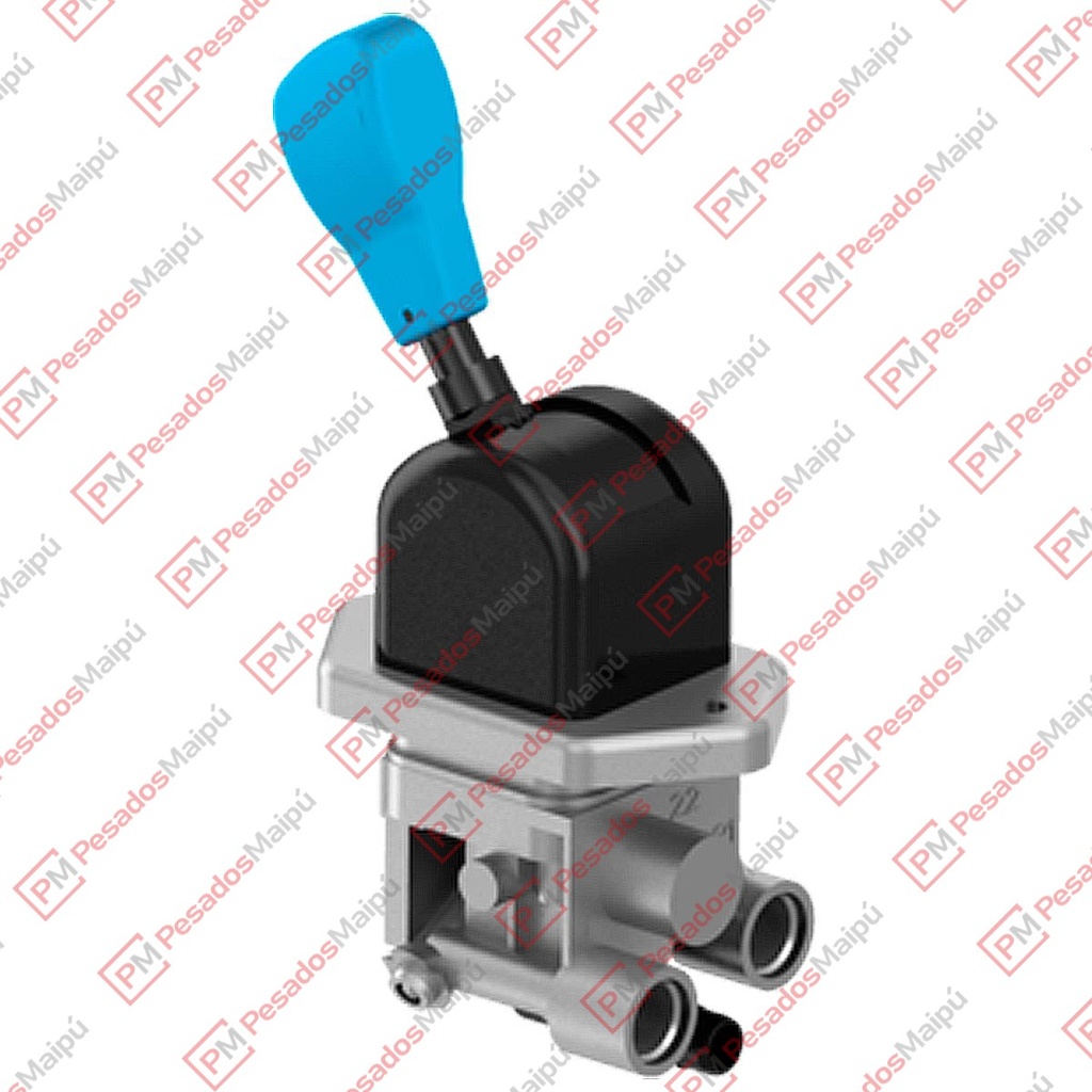 VALVULA FRENO REMOLQUE BIGOTERA WABCO (22281) MANGO CELESTE M16X2 (14009) (9617234210)