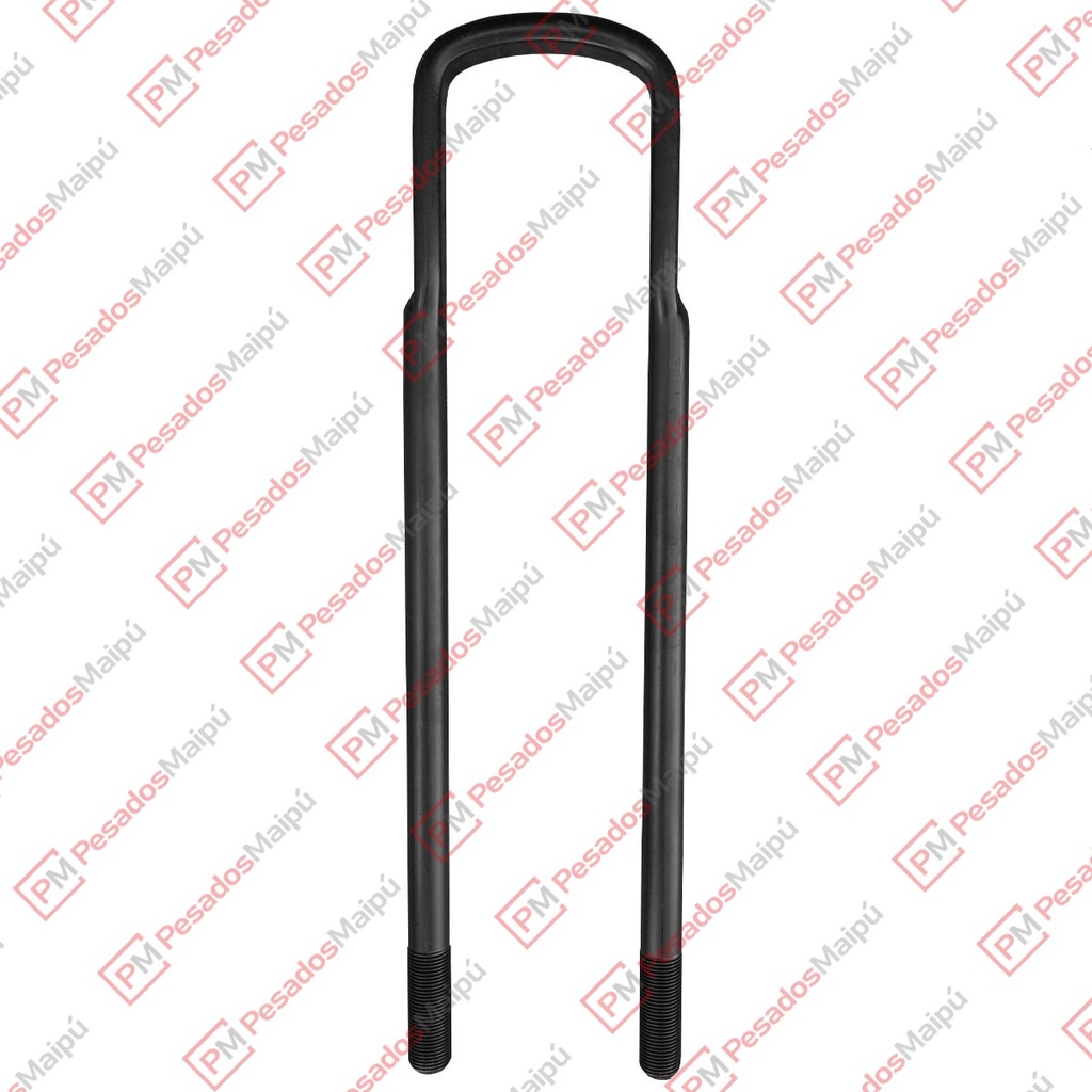 ABRAZADERA 3/4 X 80 X 520 SEMI CURVA FORJADA NEGRA (102526)