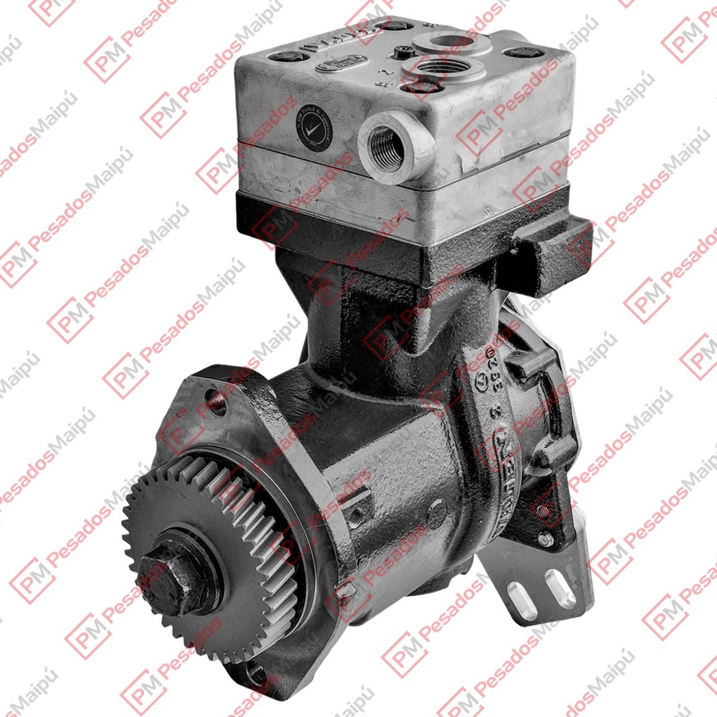 COMPRESOR WABCO 85MM MONOCILINDRICO (24394) FORD CUMMINS 6BT / 6CT (9111555110) (2500040002)