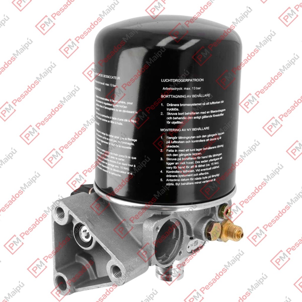 [18949] VALVULA SECADOR AIRE P/APU WABCO (21383) MB 1215/1620/1634/O500