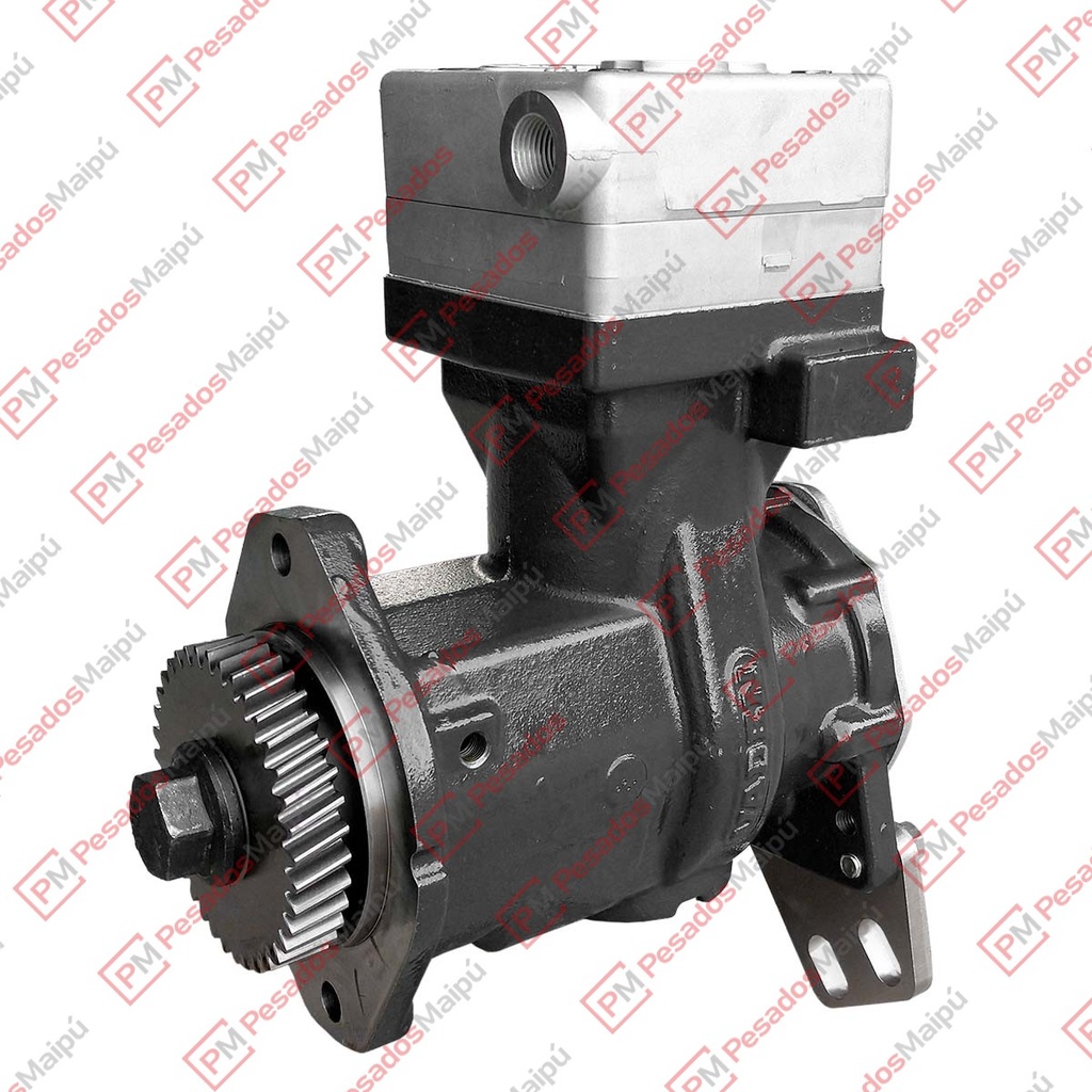 [20022] COMPRESOR WABCO 85MM MONOCILINDRICO (23131) VW CUMMINS 6CT (ACOPLE CHAVETA / CRUZ  CIGUEÑAL)