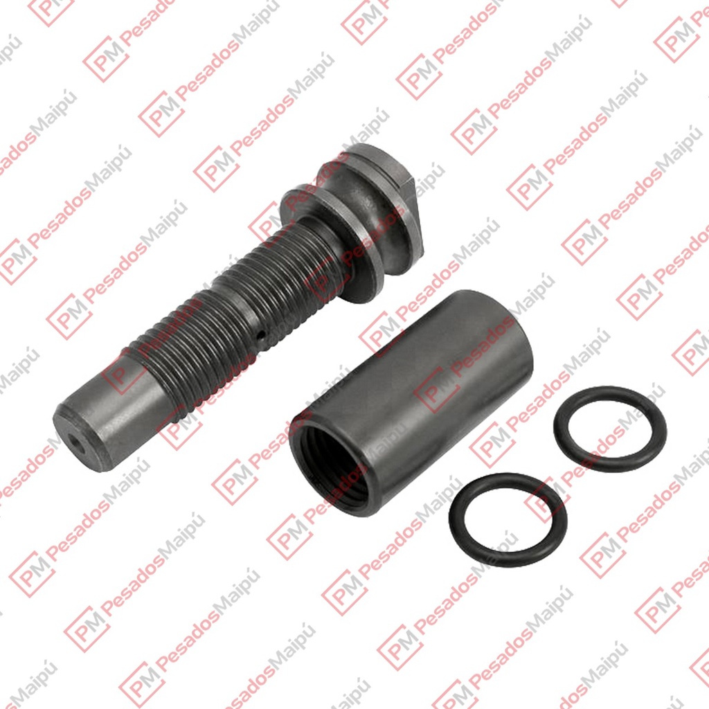 PERNO Y BUJE ELASTICO TRASERO CORTO SCANIA (BUJE Ø46x90 / PERNO Ø47x170) (944)
