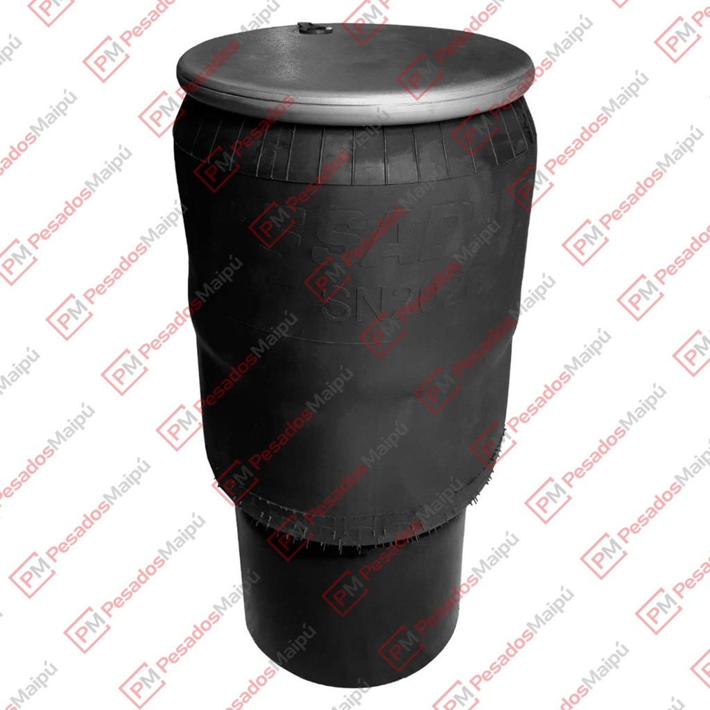 FUELLE SUSPENSION BLINDADO (SN2028) COMPLETO SCANIA SERIE P/T/R