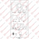KIT REPARACION COMPRESOR TENSA (5120-1) PERKINS