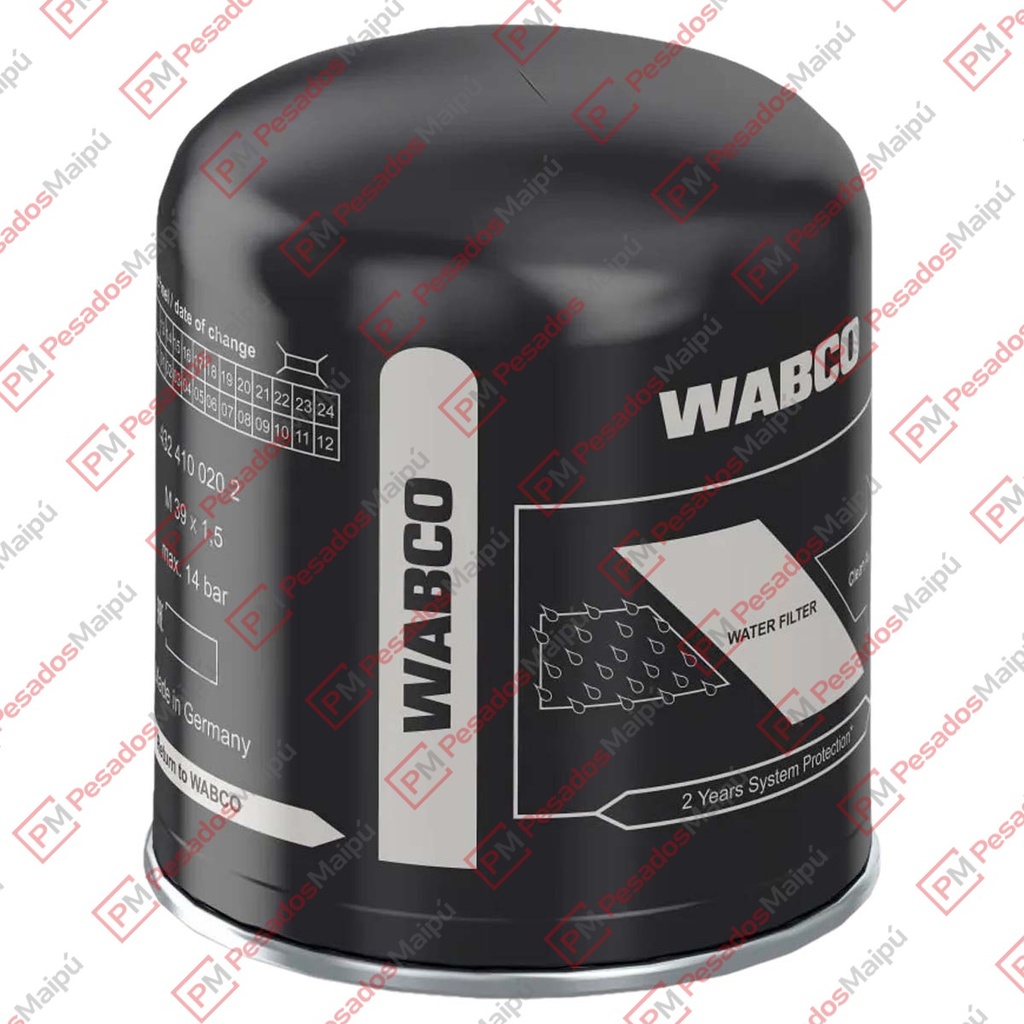 [20708] FILTRO SECADOR TB 1374X WABCO NEGRO MB IVECO FORD VW (4324101202)