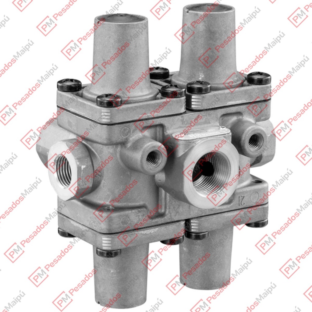 VALVULA PROTECTORA 4 VIAS WABCO (21106) MONTAJE VERTICAL M22X1+M16X4 (9347023000) MB/SCANIA