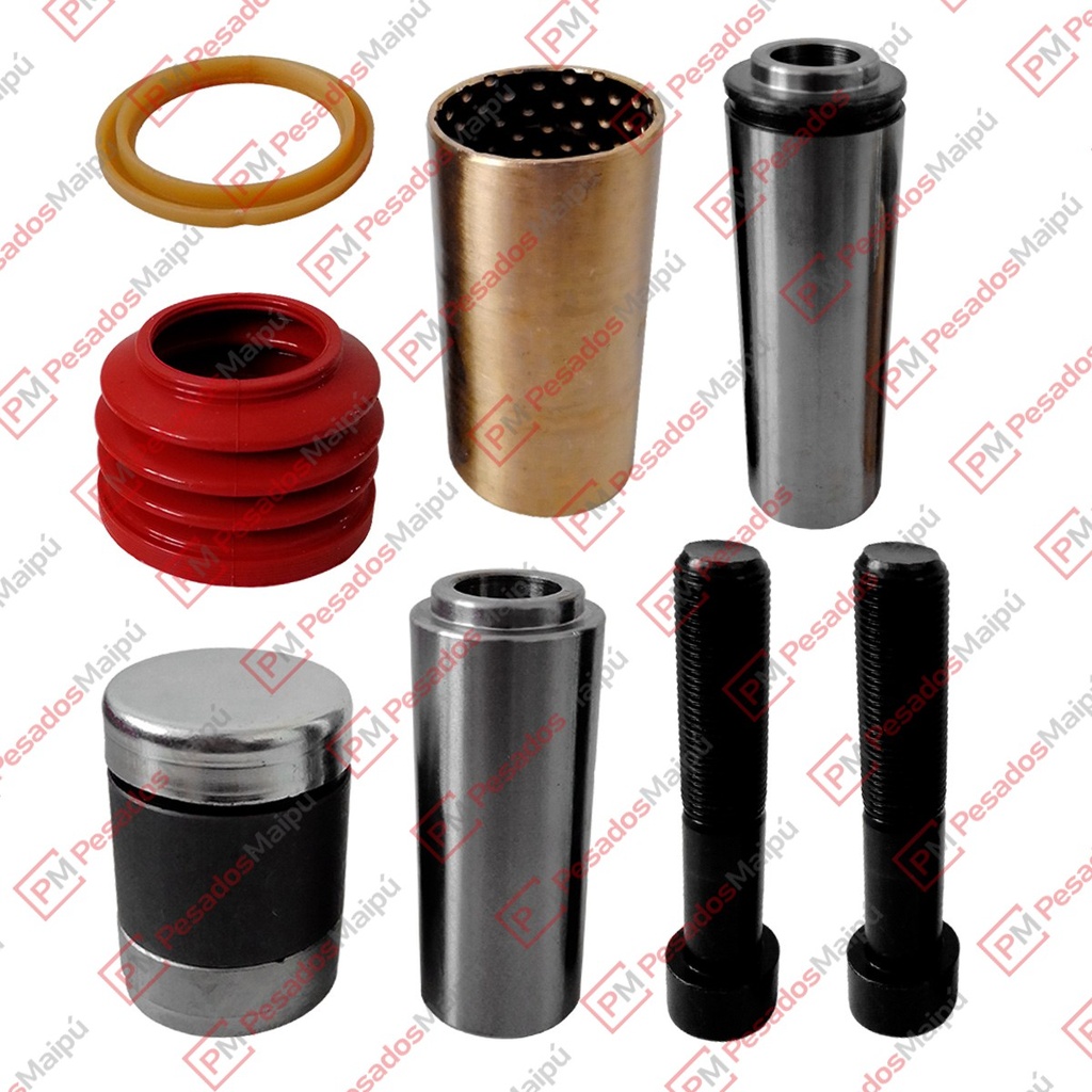[21138] KIT PERNOS Y BUJES CALIPER KNORR SL7 / SM7 (T8123) (24762) PERNOS Ø36X114MM Y Ø32X80MM