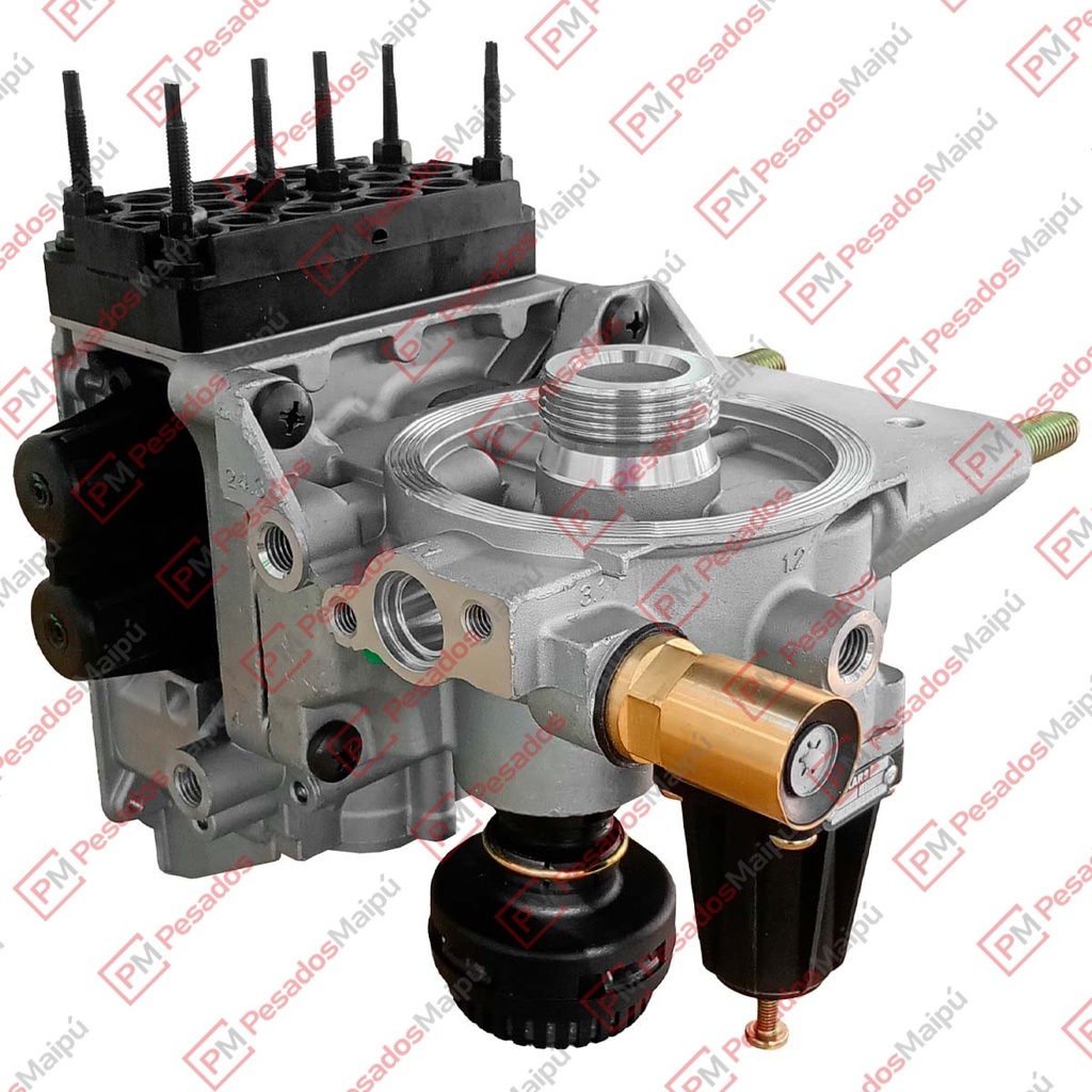 [21660] VALVULA SECADORA AIRE APS SCANIA (23414) TIPO WABCO S/ECU C/SOLENOIDES (24719+24720) (9325100090)