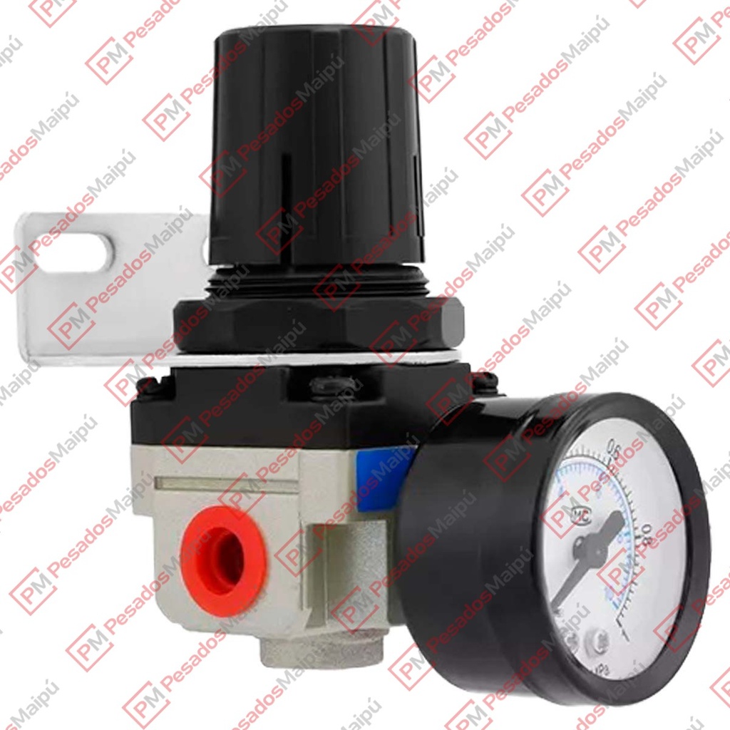 REGULADOR DE PRESION CON RELOJ ROSCA 1/4 (AR2000-02) (1400)