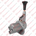 VALVULA FRENO MANO WABCO REDONDO SIMPLE (21376) 3 SALIDAS M14 MB 1114/1517/1518 (9617011000)