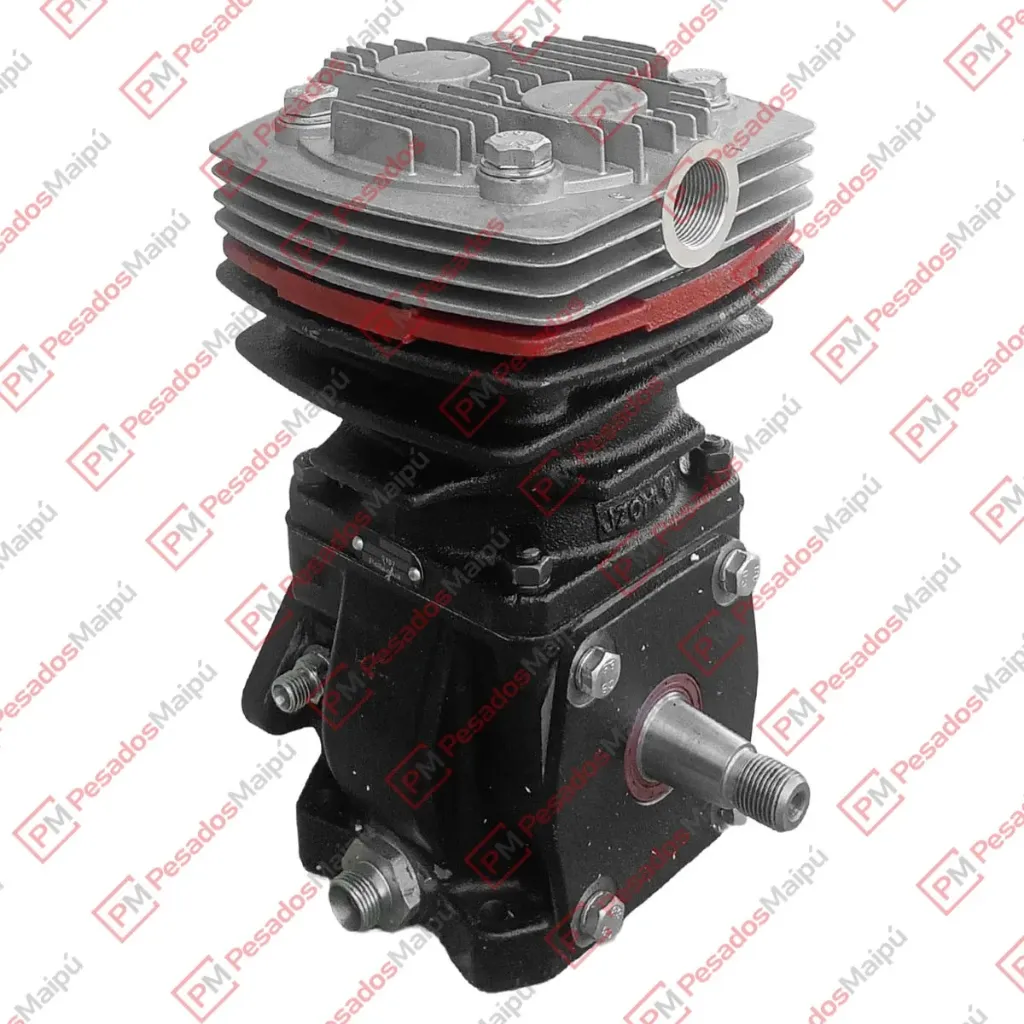 [22917] COMPRESOR KNORR 88MM MONOCILINDRICO (22520) AIRE DEUTZ DESCARGA ACEITE LATERAL (II15121)