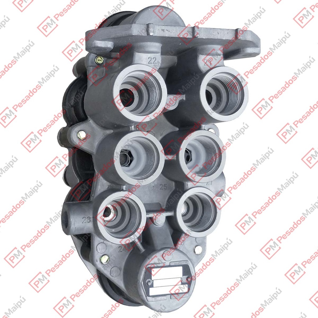 [23466] VALVULA PROTECTORA (22647) KNORR 4 CIRCUITOS 6 VIAS SIN SENSOR (II31163)