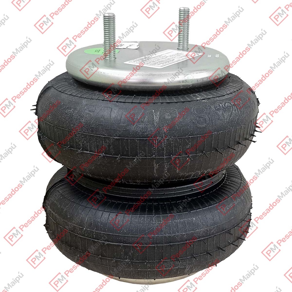 FUELLE SUSPENSION BLINDADO (SN2035) BILOBULAR UNIVERSAL (SP3208PR)