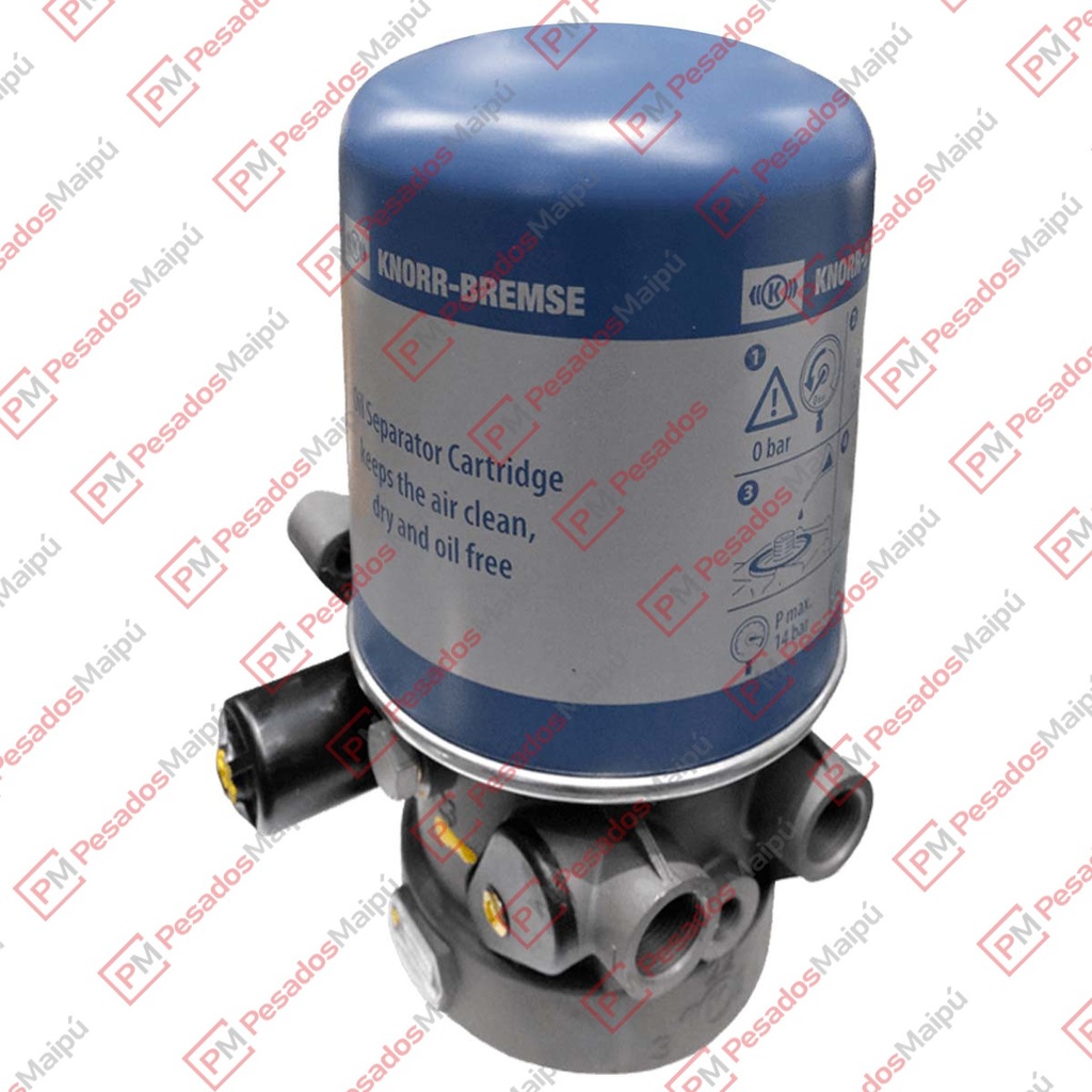 [24148] VALVULA SECADOR AIRE KNORR IVECO/VOLVO (22291) LA82 ORIGINAL (K001392)