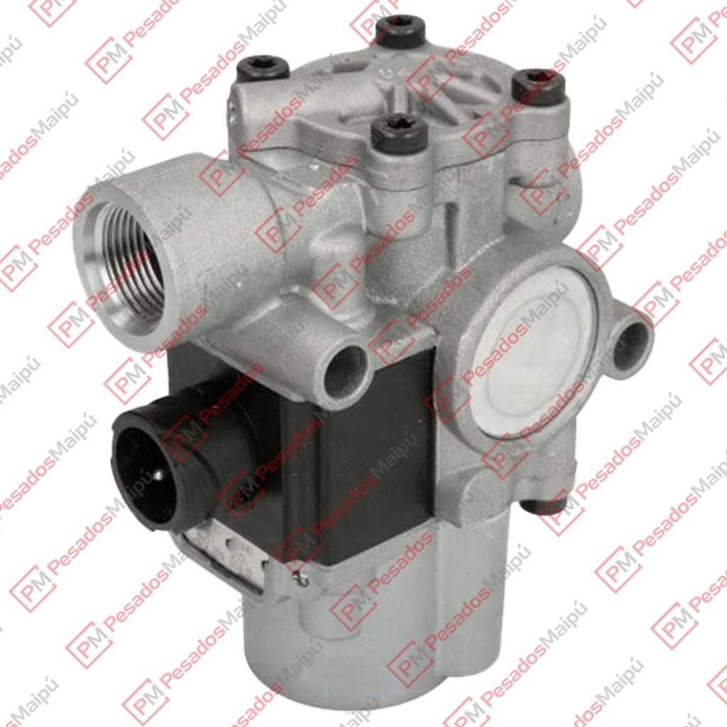 [24385] VALVULA MODULADORA ABS WABCO (23987) 24VDC MB CONEX ROSCA (4721950040)