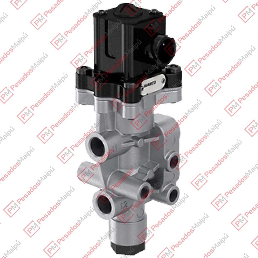 VALVULA SOLENOIDE WABCO 24V (28265) CONTROL EJE SEMIRREMOLQUES (4630840310)