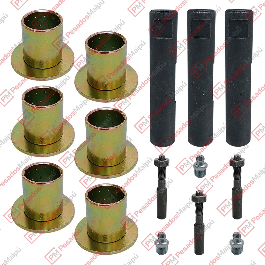 [24925] KIT 4 PERNO BUJE Y SEGURO ELAST DEL MB 1114/1620 POR LADO