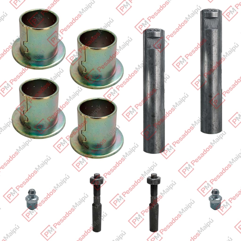 [24929] KIT 7 PERNO BUJE Y SEGURO ELAST TRAS MB 1624/1938 POR LADO