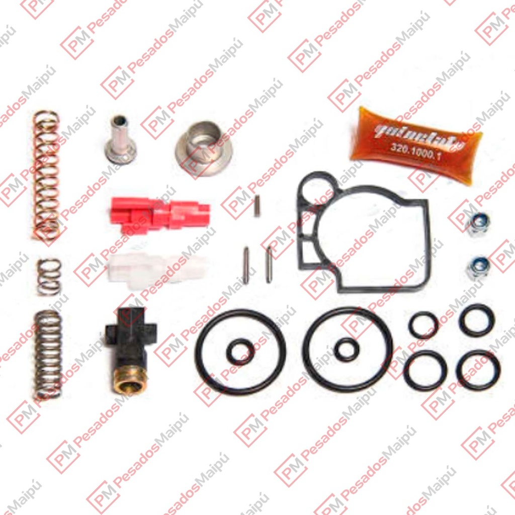 REPARACION SIMIL 1177G VALVULA FRENO MANO WABCO DOBLE (QA-1096V) VOLVO VM / SC S4 (8845030752)
