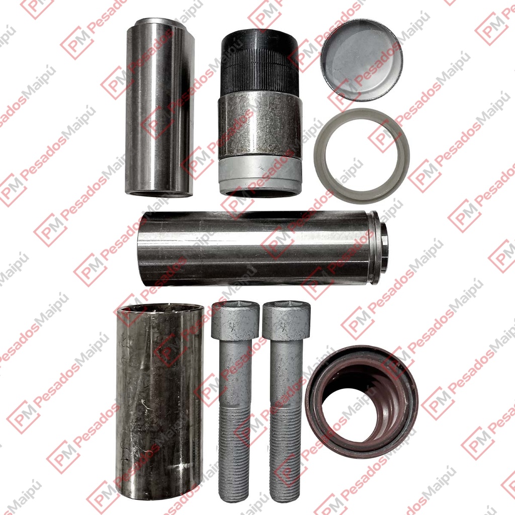 KIT PERNOS Y BUJES CALIPER KNORR SN7 / SK7 (T8123) (24762) PERNOS Ø36X114MM Y Ø32X80MM