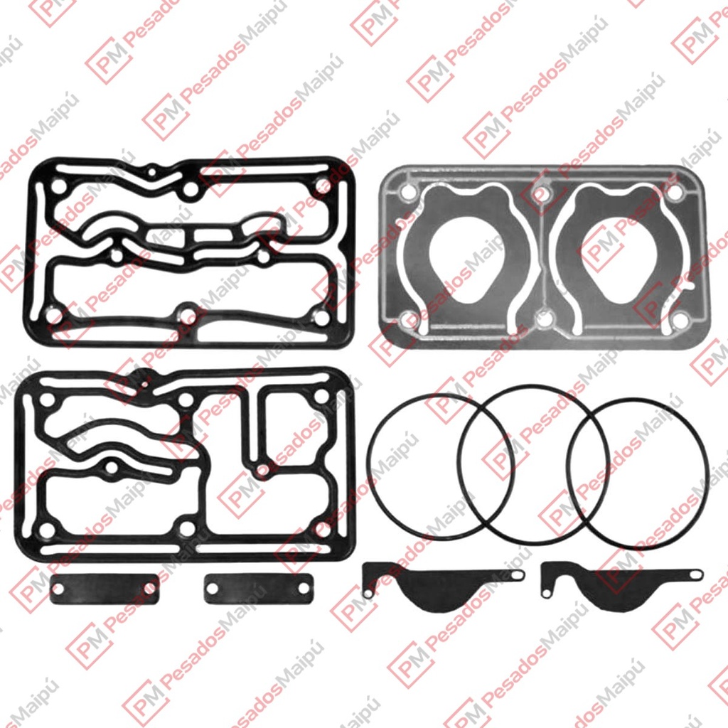 [25442] KIT REPARACION COMPRESOR WABCO 85 (21603) BIC ELECT MB O500 (9115539232)
