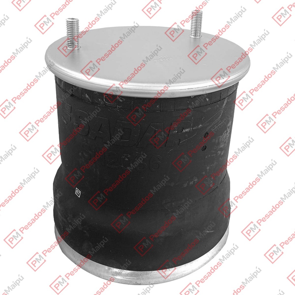 FUELLE SUSPENSION BLINDADO (SN2036) ACOPLADO HENDRIXSON