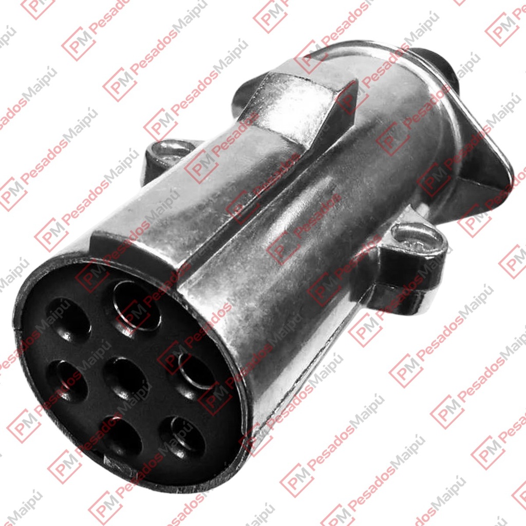 ENCHUFE ELECTRICO MACHO 7 PUNTOS ALUMINIO SEMI RANDON (74-8323)